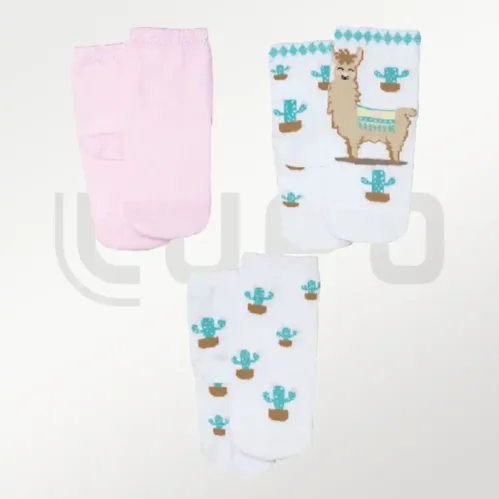 Medias Kit x3 Llamita