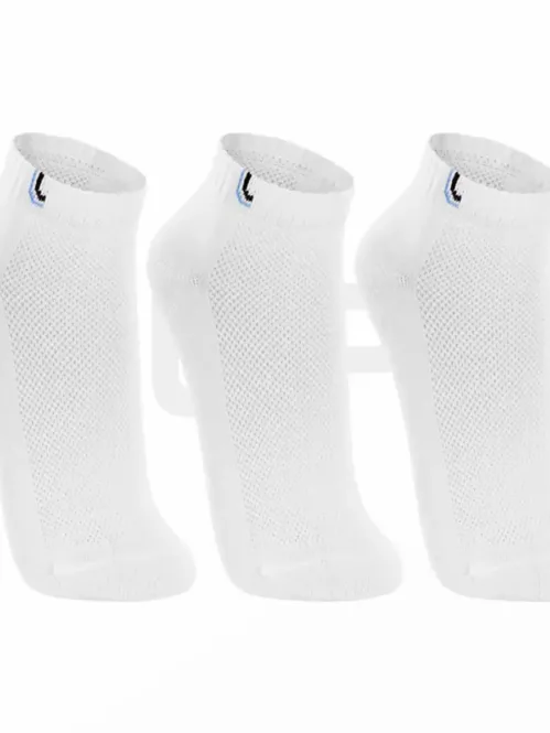 MEDIAS TOBILLERAS BLANCAS KIT x3