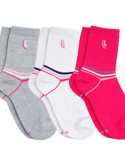 Kit x3 Medias altas Kids