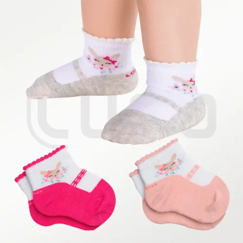 Medias de Algodón Kit x3 Baby