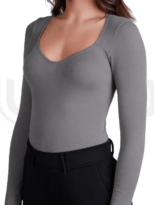 BODY MANGA LARGA MUJER