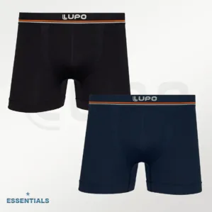 Pack Boxer Hombre x2 sin Costuras Essentials