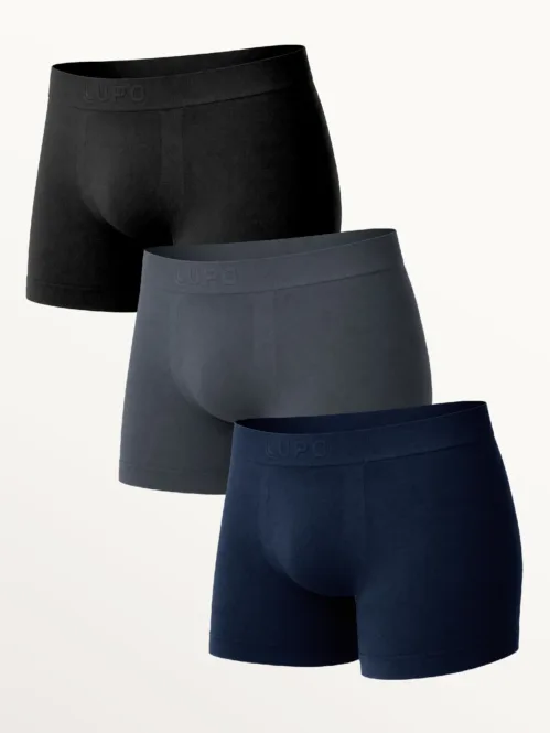 Pack x3 Boxers sin Costuras de Bambú PREMIUM