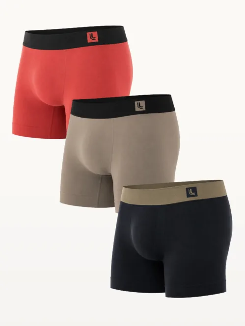 Pack x3 Boxers sin Costuras de Microfibra Geo Pro