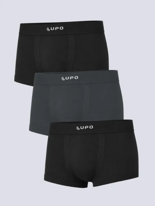 Pack x3 Boxer Corto de Modal sin Costuras PREMIUM